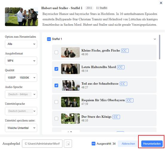 Schritt 5: Herunterladen und speichern