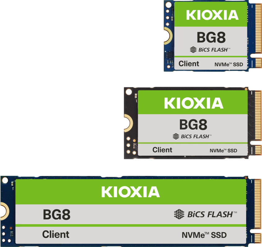 KIOXIA BG8-Serie für Mainstream-PCs